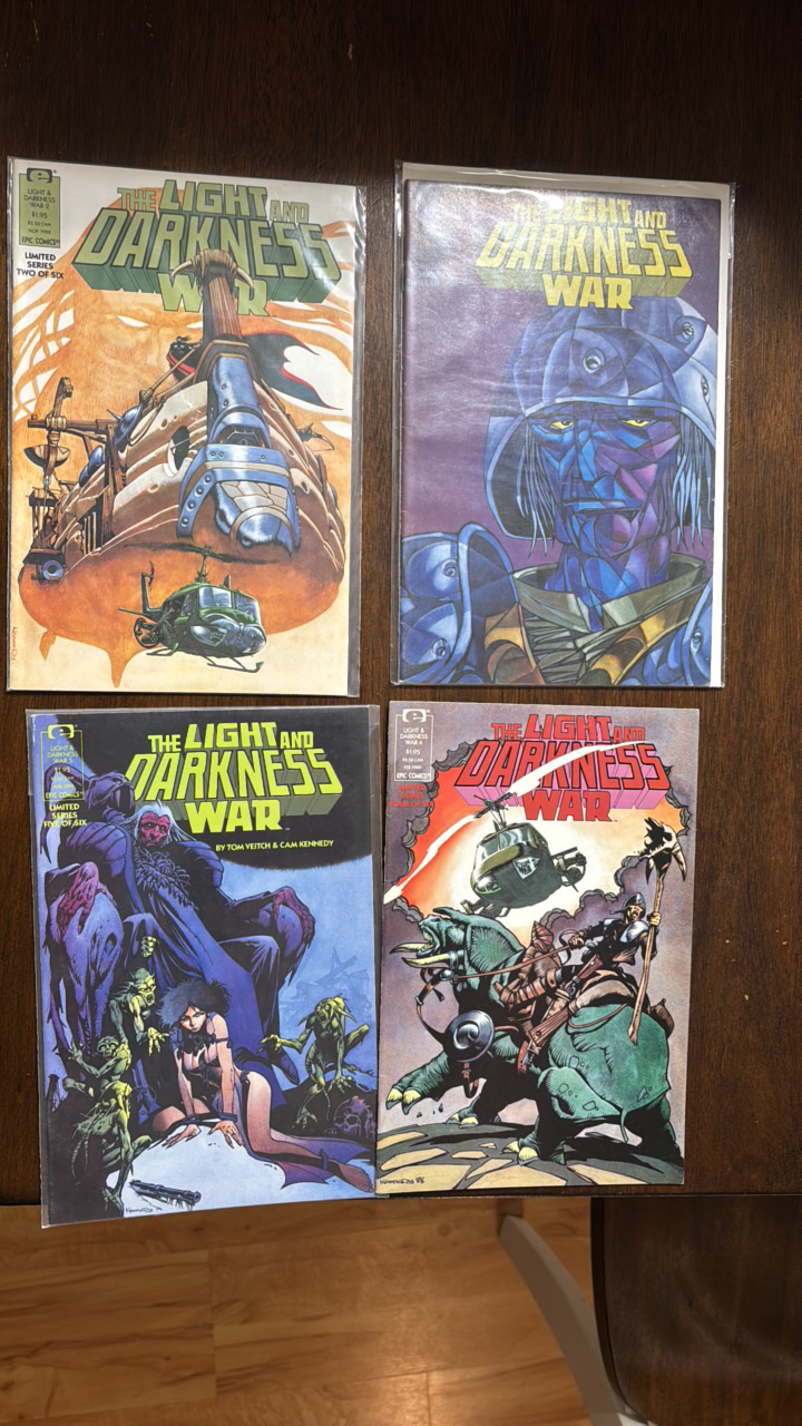 The Light and Darkness War Comic Lot, 4 Comics