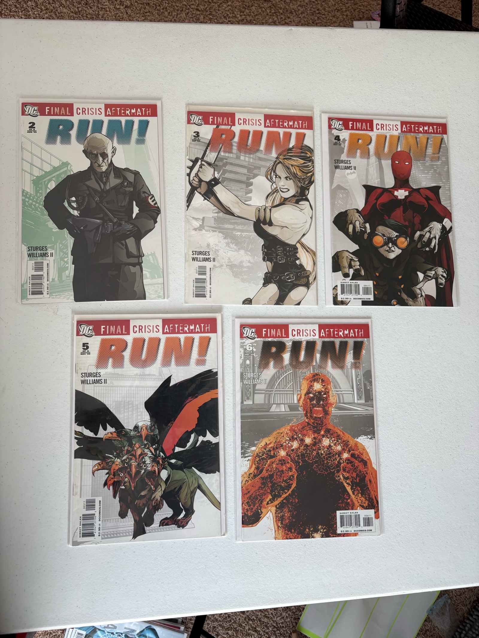DC Comic Book Lot, 5 Comics, Modern Day Comics
