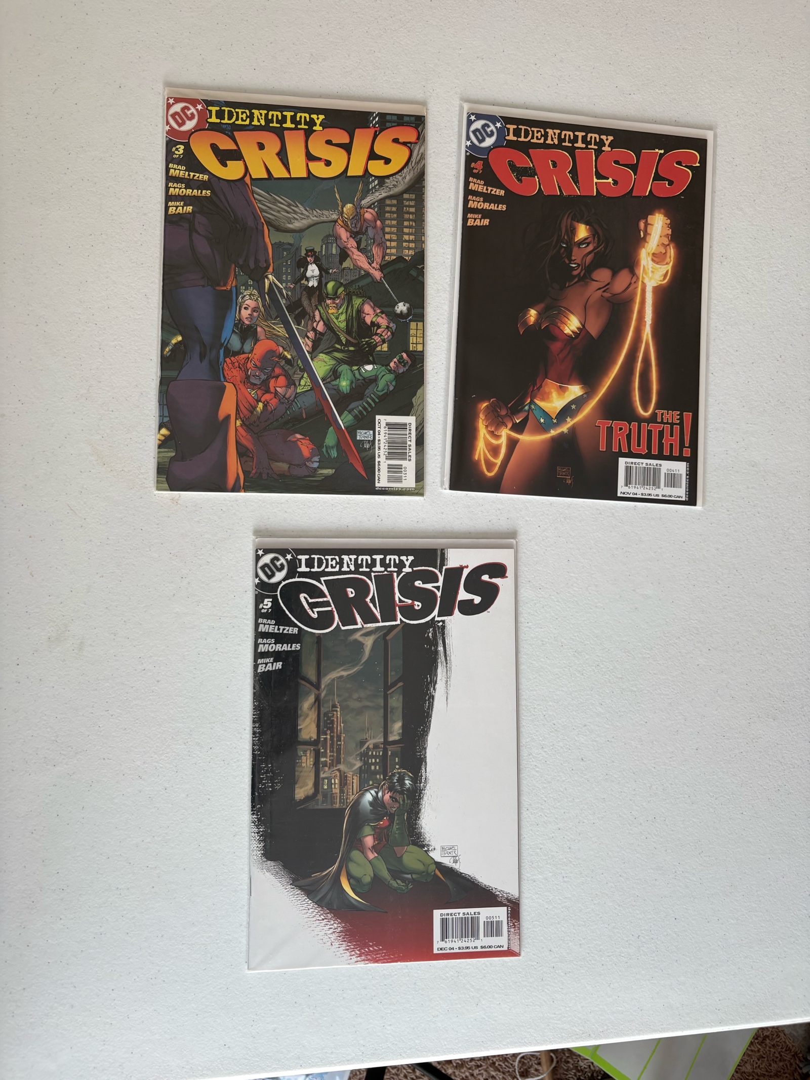 DC Comic Book Lot, 4 Comics, Modern Day Comics