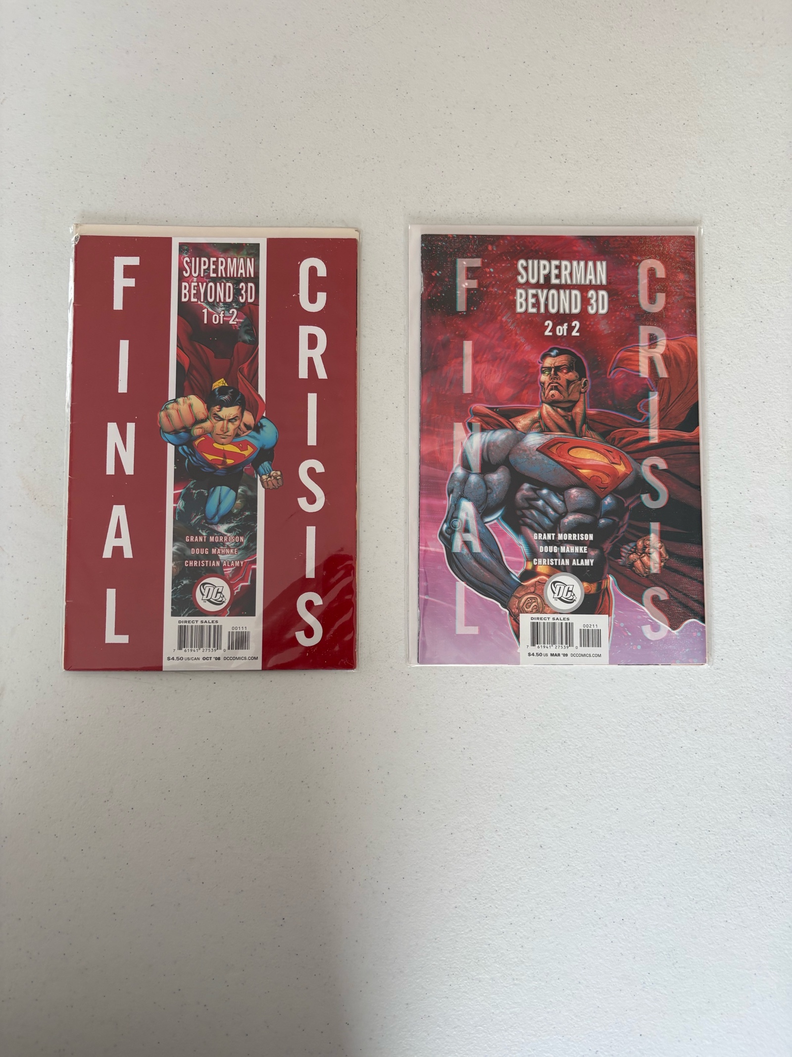 DC Comic Book Lot, 2 Comics, Modern Day Comics