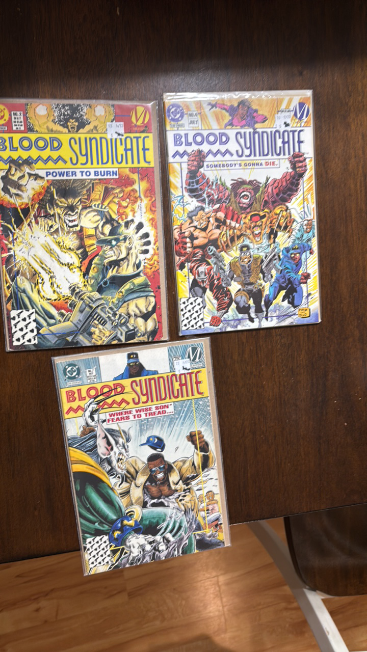Blood Syndicate Comic Book Lot, 3 Comics DC