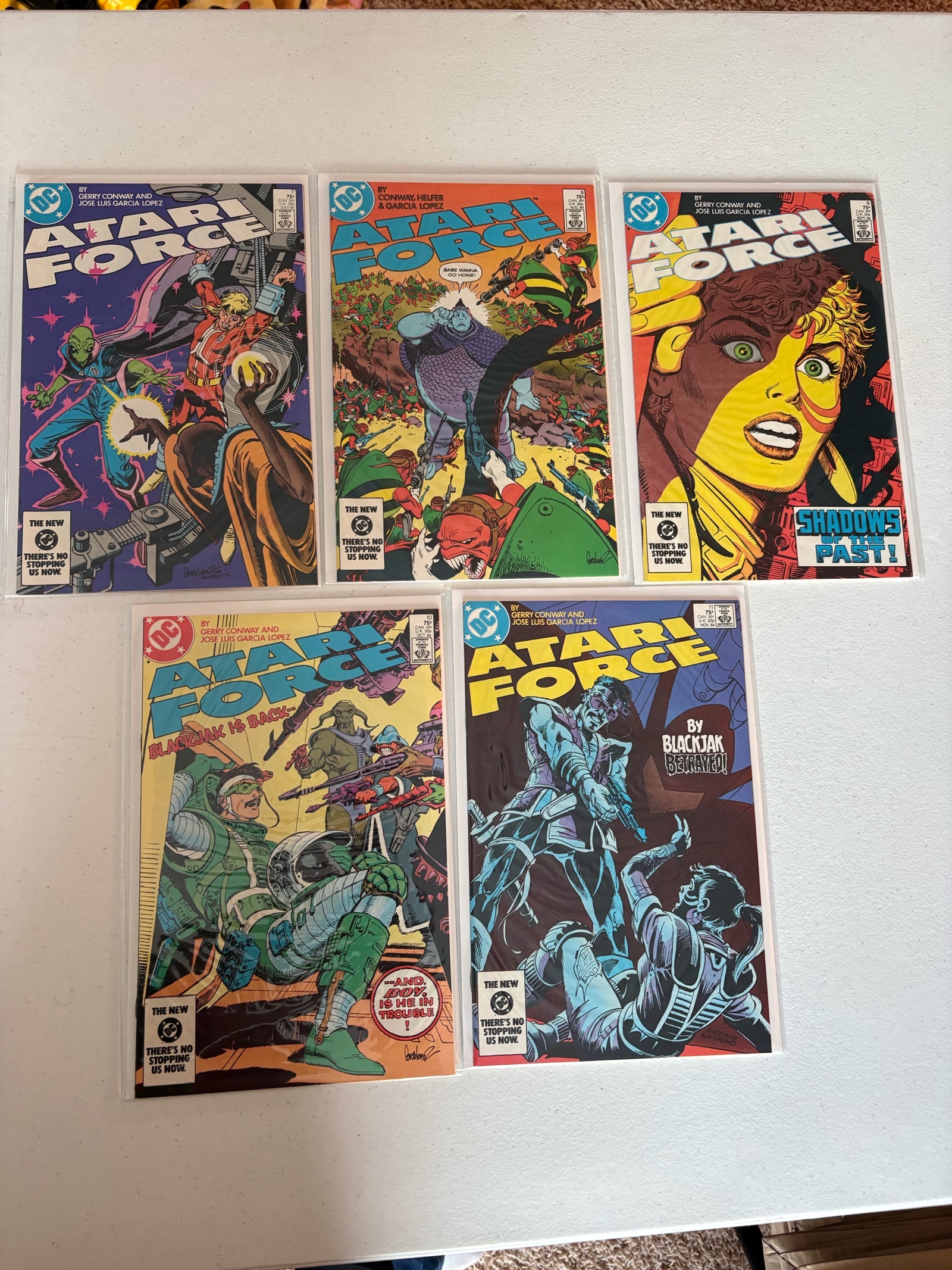 Atari Force Comic Book Lot 5 Comics from DC
