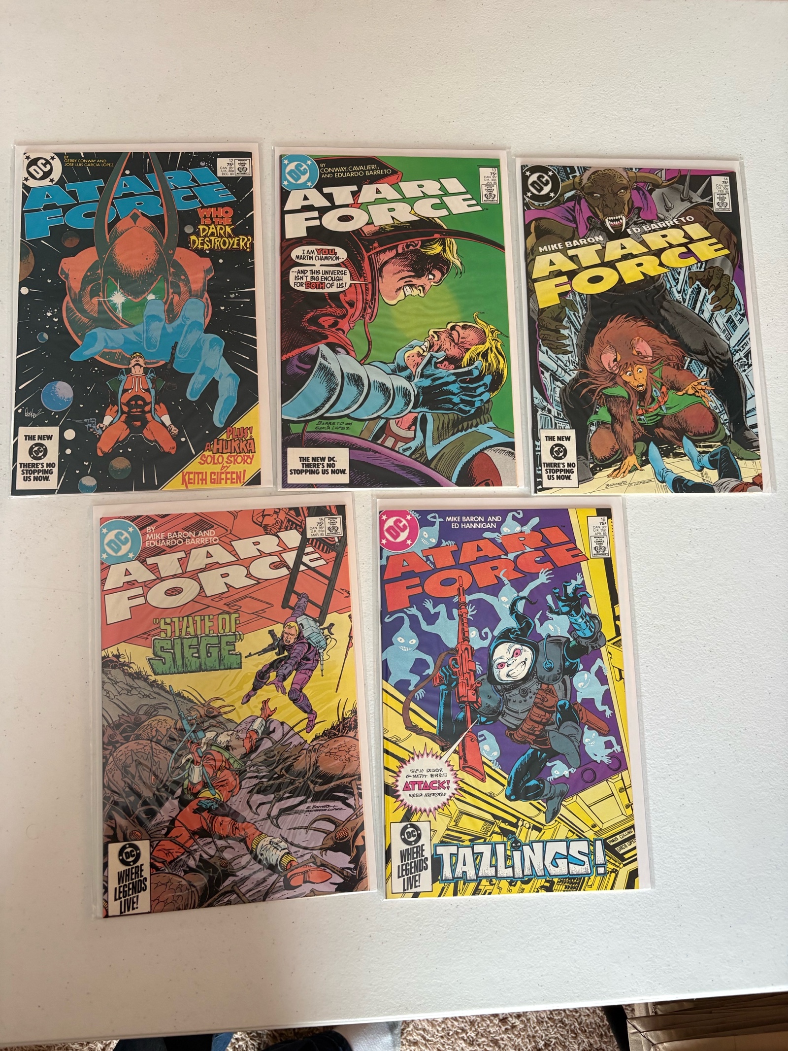 Atari Force Comic Book Lot 5 Comics from DC