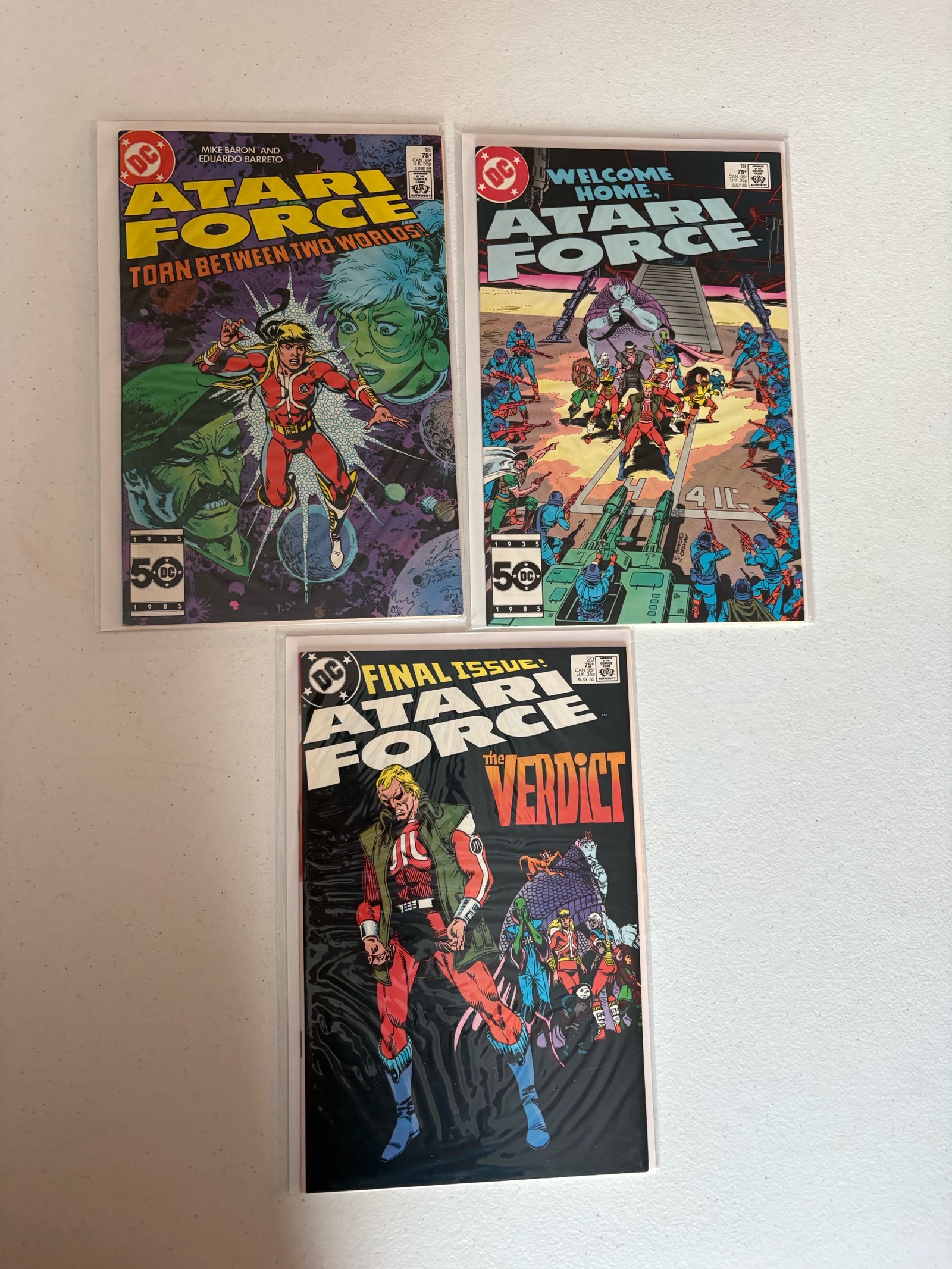 Atari Force Comic Book Lot 3 Comics from DC