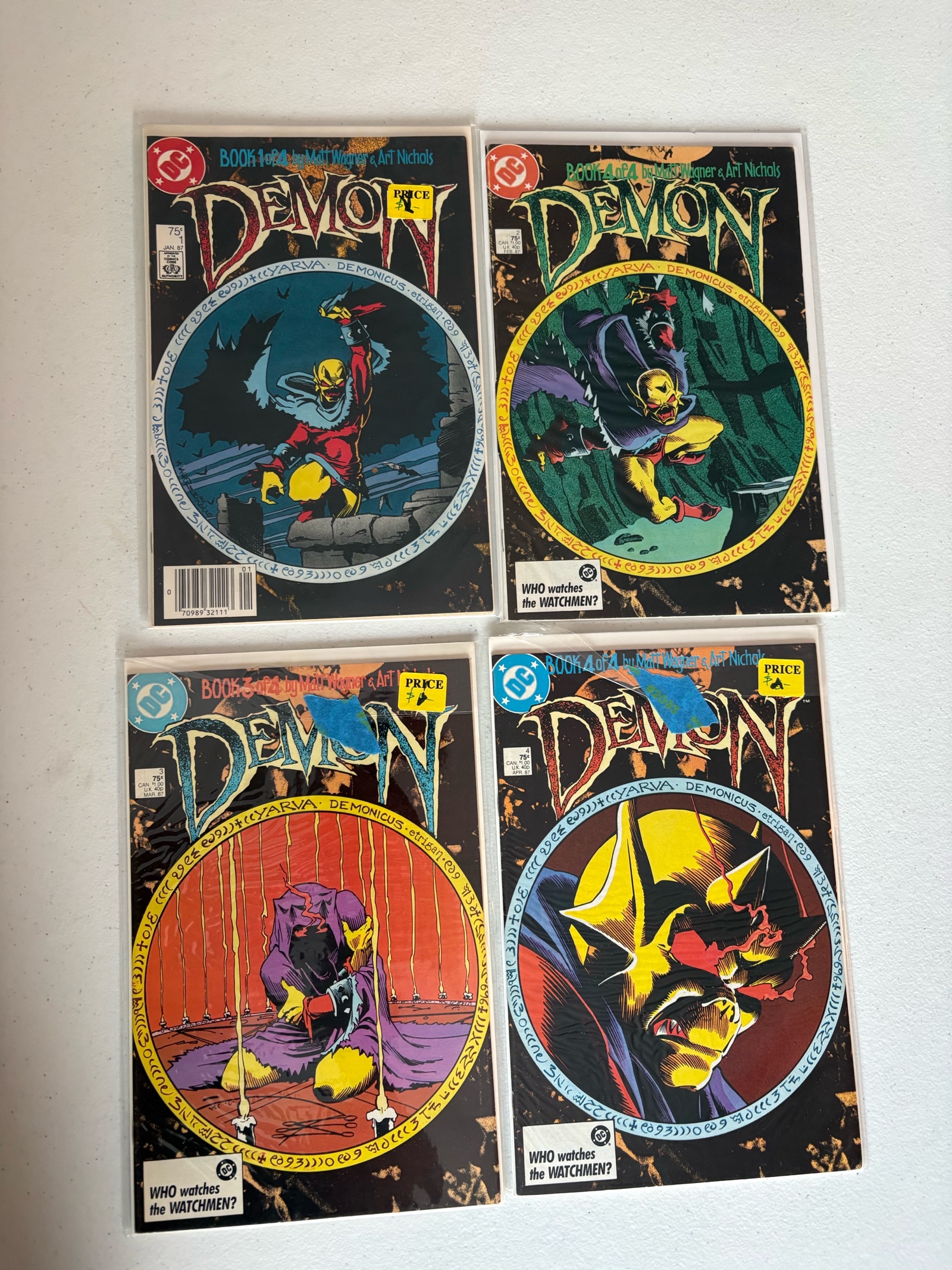 The Demon Comic Book Lot 4 Comics From DC