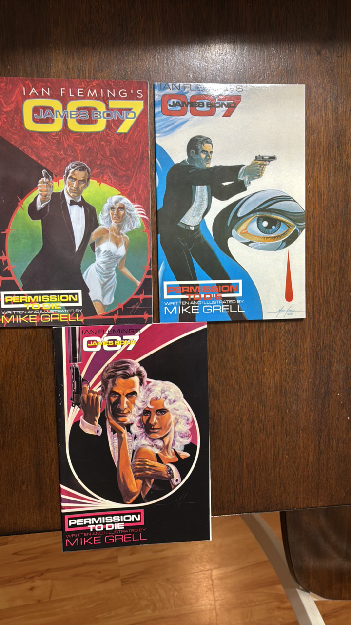 James Bond 007 Comic Book Lot, 3 Comics