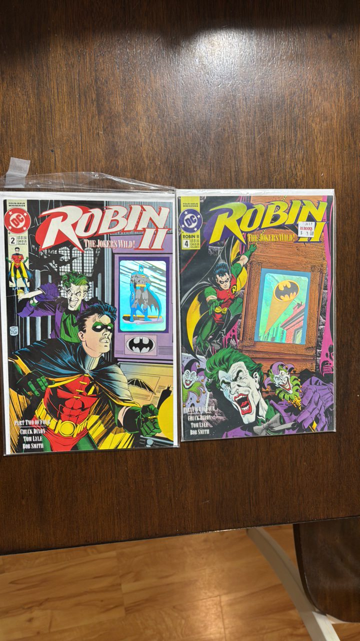 Robin II Comic Book Lot, 2 Comics including Issues 2,4 DC
