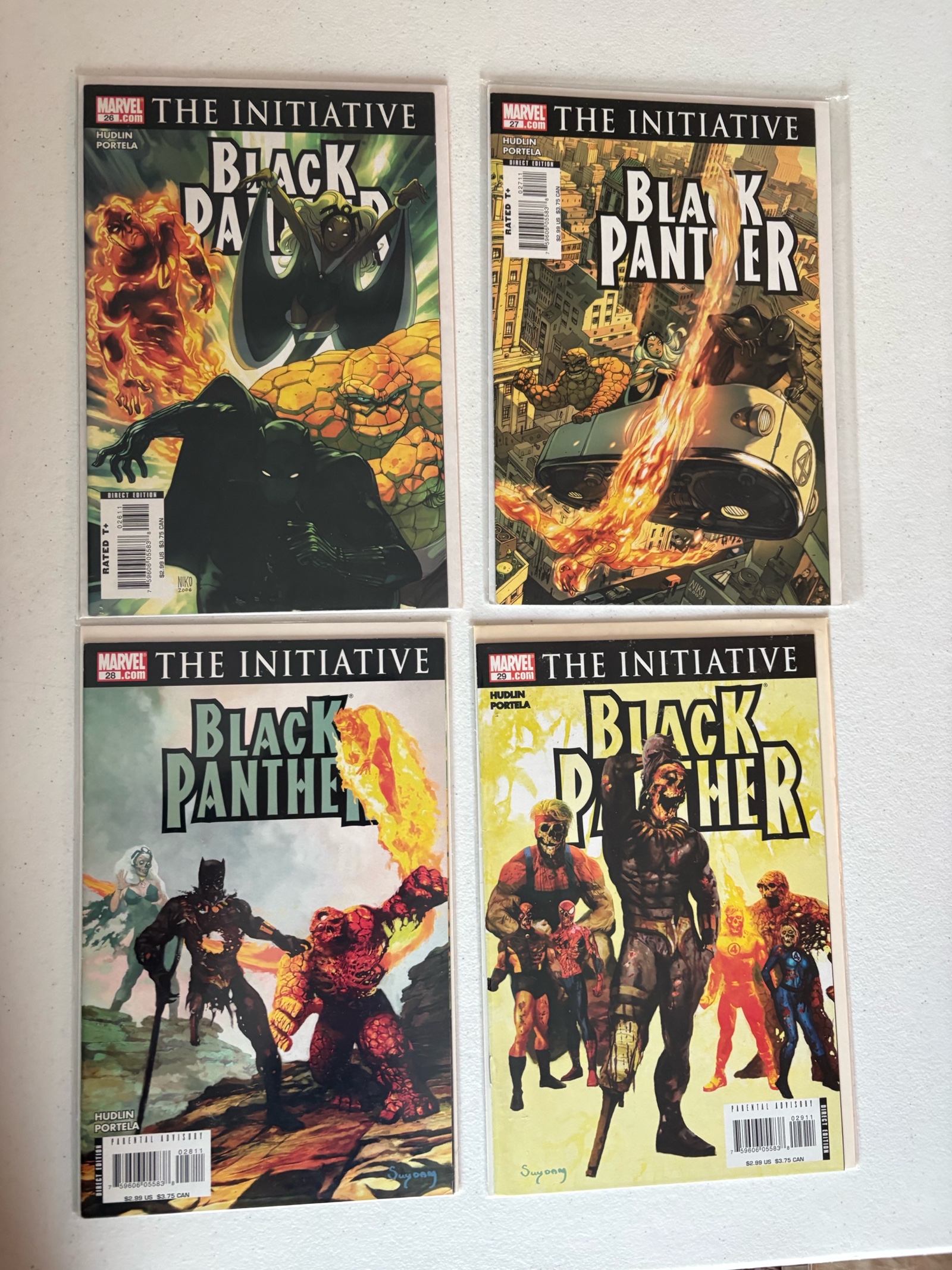 Black Panther Comic Book Lot, 4 Comics Marvel