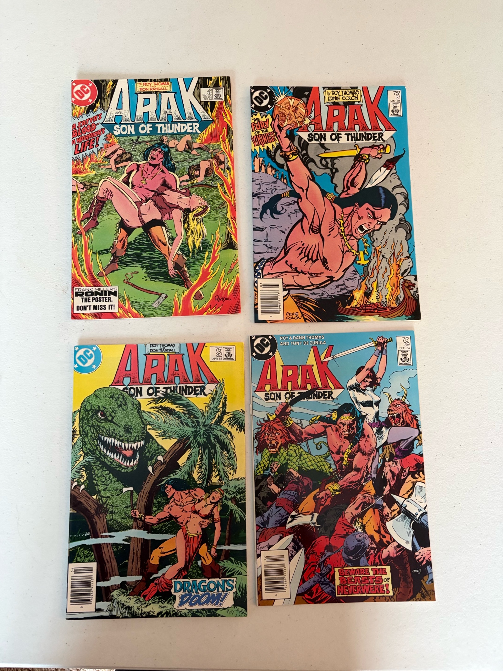 Arak Comic Book Lot, 4 Comics DC Publishing