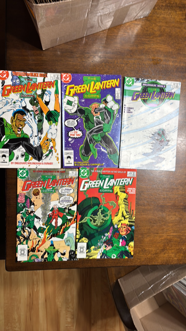 Green Lantern Corps Comic Book Lot, 5 Comics DC