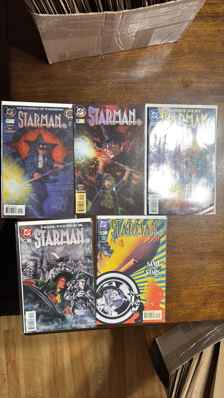 Starman Comic Book Lpt, 5 Comics DC