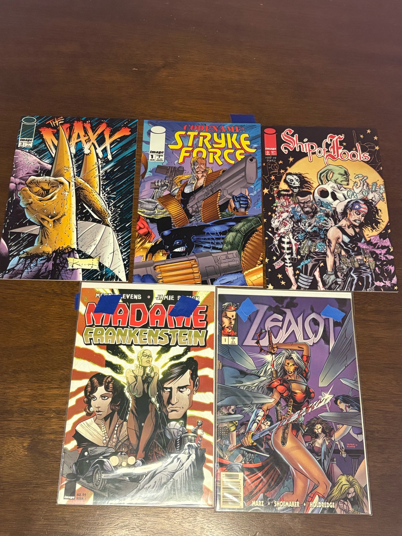 Image Publishing Comic Book Lot, 5 Comics From Different Heroes and Different Series