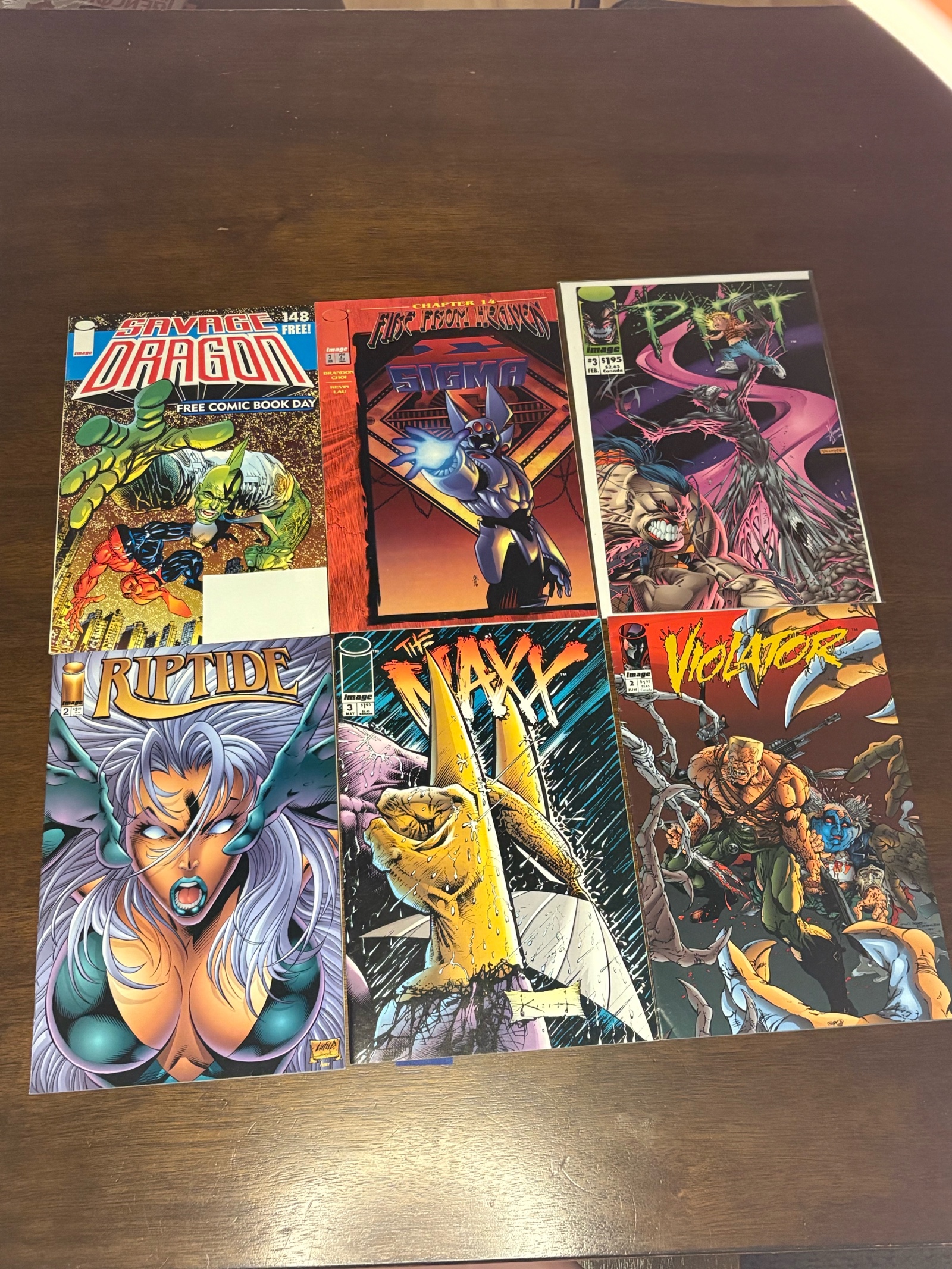 Image Publishing Comic Book Lot, 6 Comics From Different Heroes and Different Series