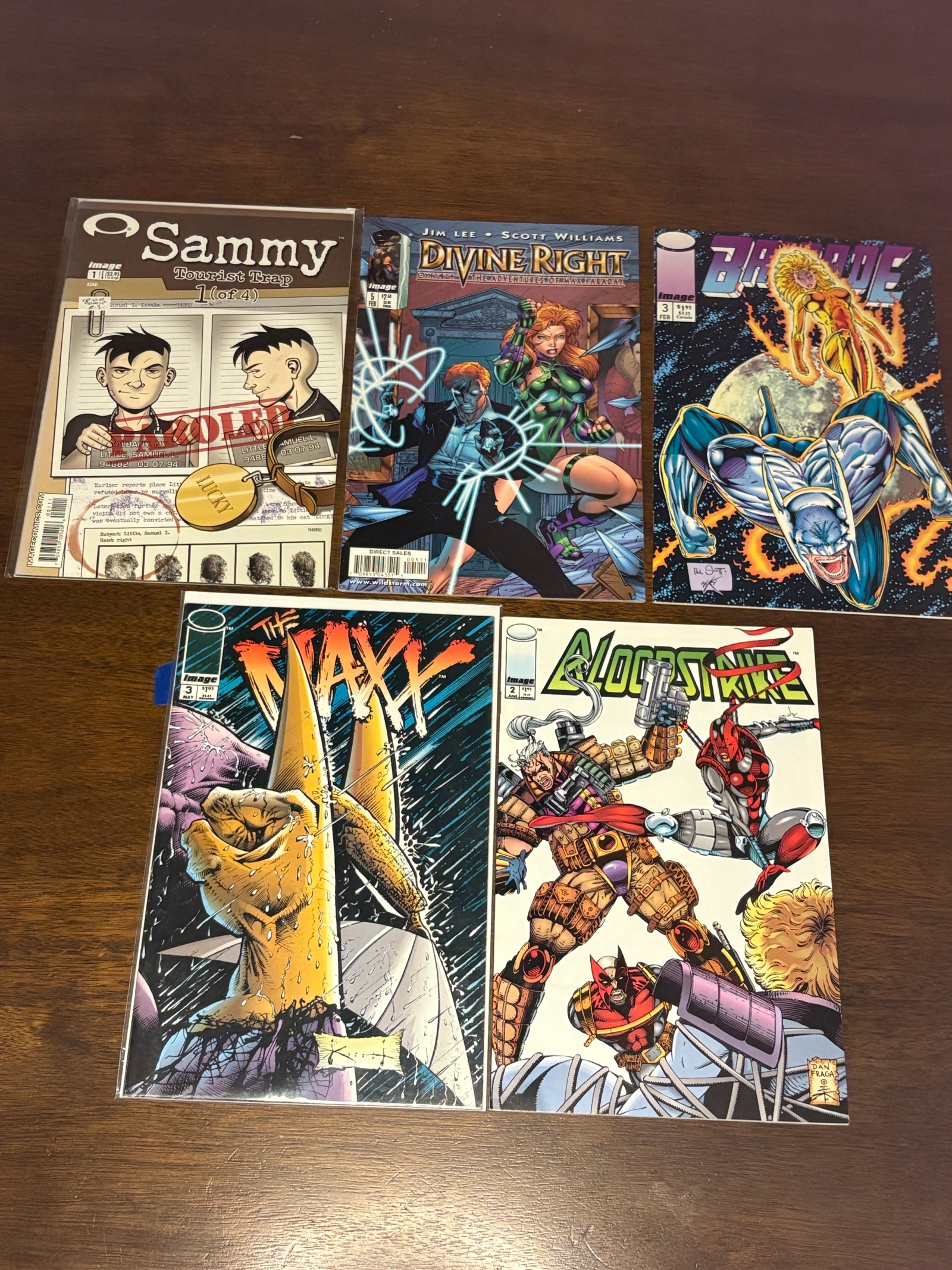Image Publishing Comic Book Lot, 5 Comics From Different Heroes and Different Series