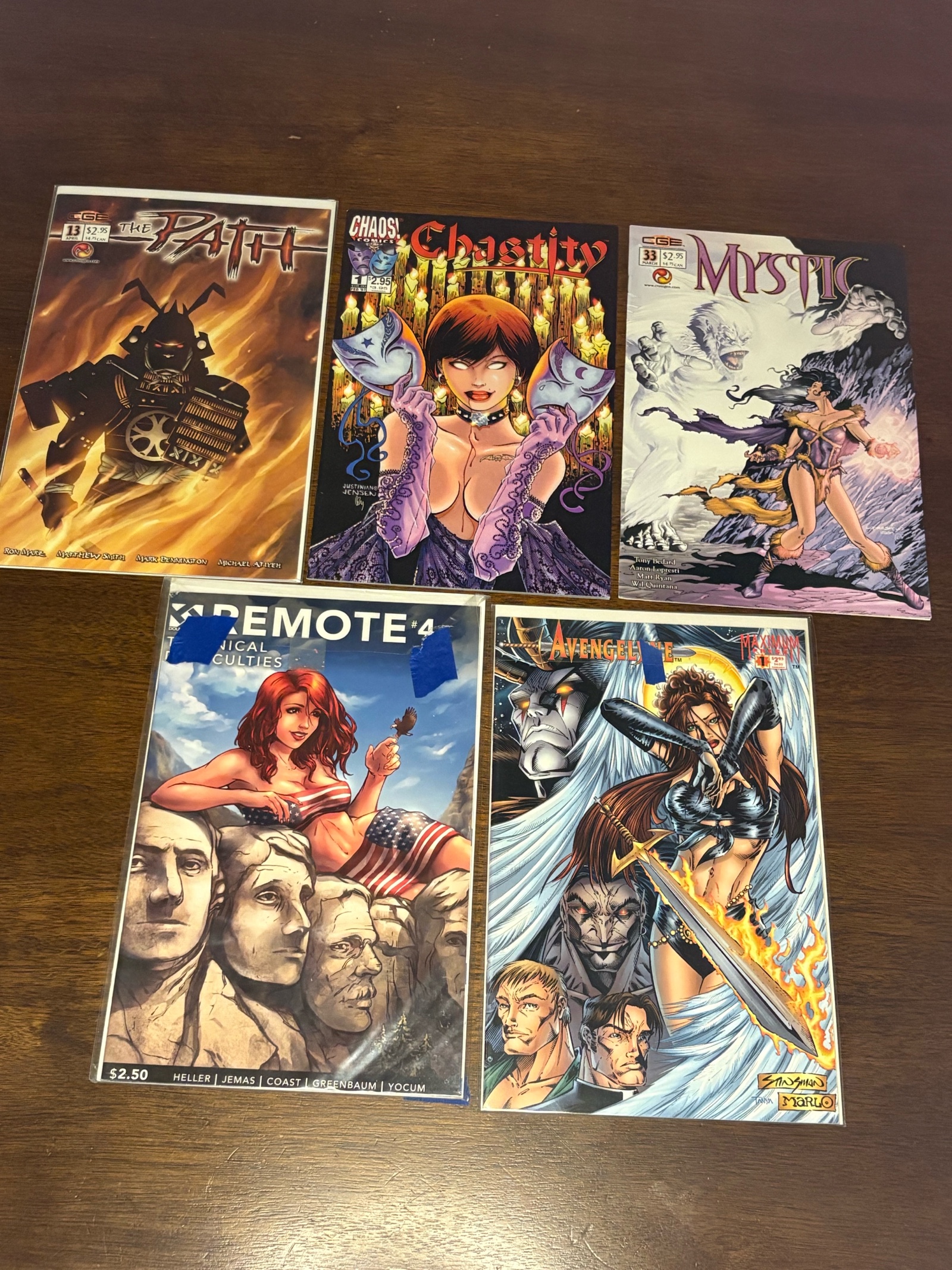 Comic Book Lot, Mix of Publishers, Heroes and Series, 5 Comic Book Lot