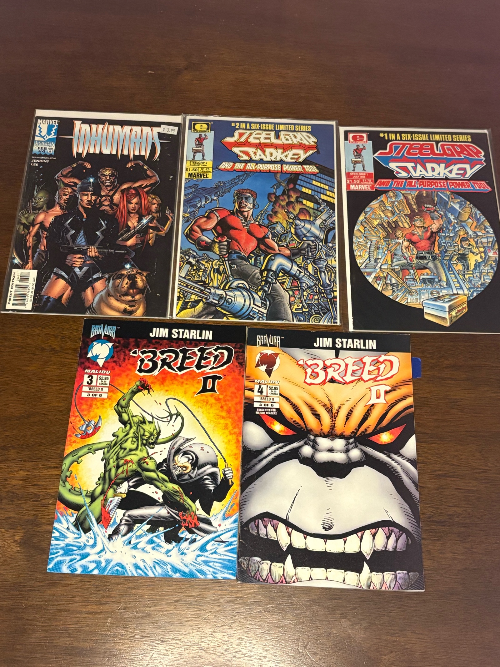 Comic Book Lot, Mix of Publishers, Heroes and Series, 5 Comic Book Lot