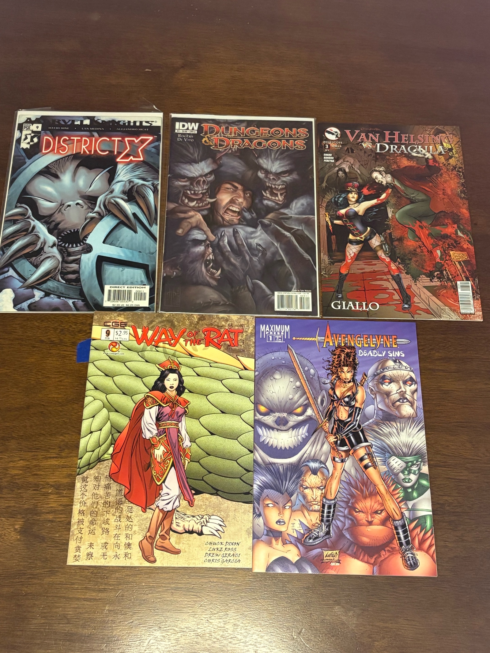 Comic Book Lot, Mix of Publishers, Heroes and Series, 5 Comic Book Lot