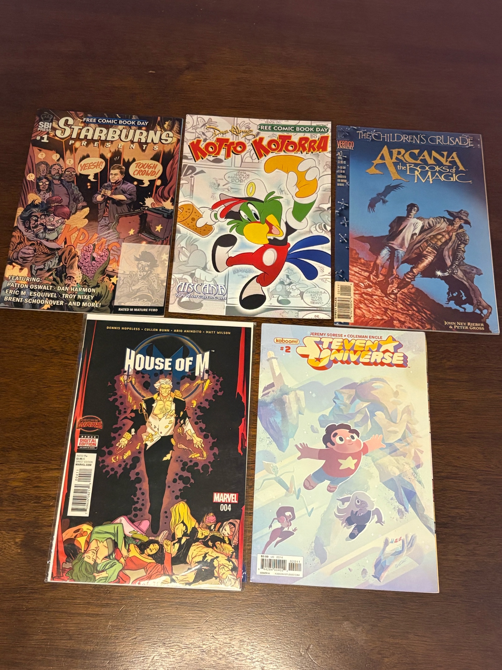 Comic Book Lot, Mix of Publishers, Heroes and Series, 5 Comic Book Lot