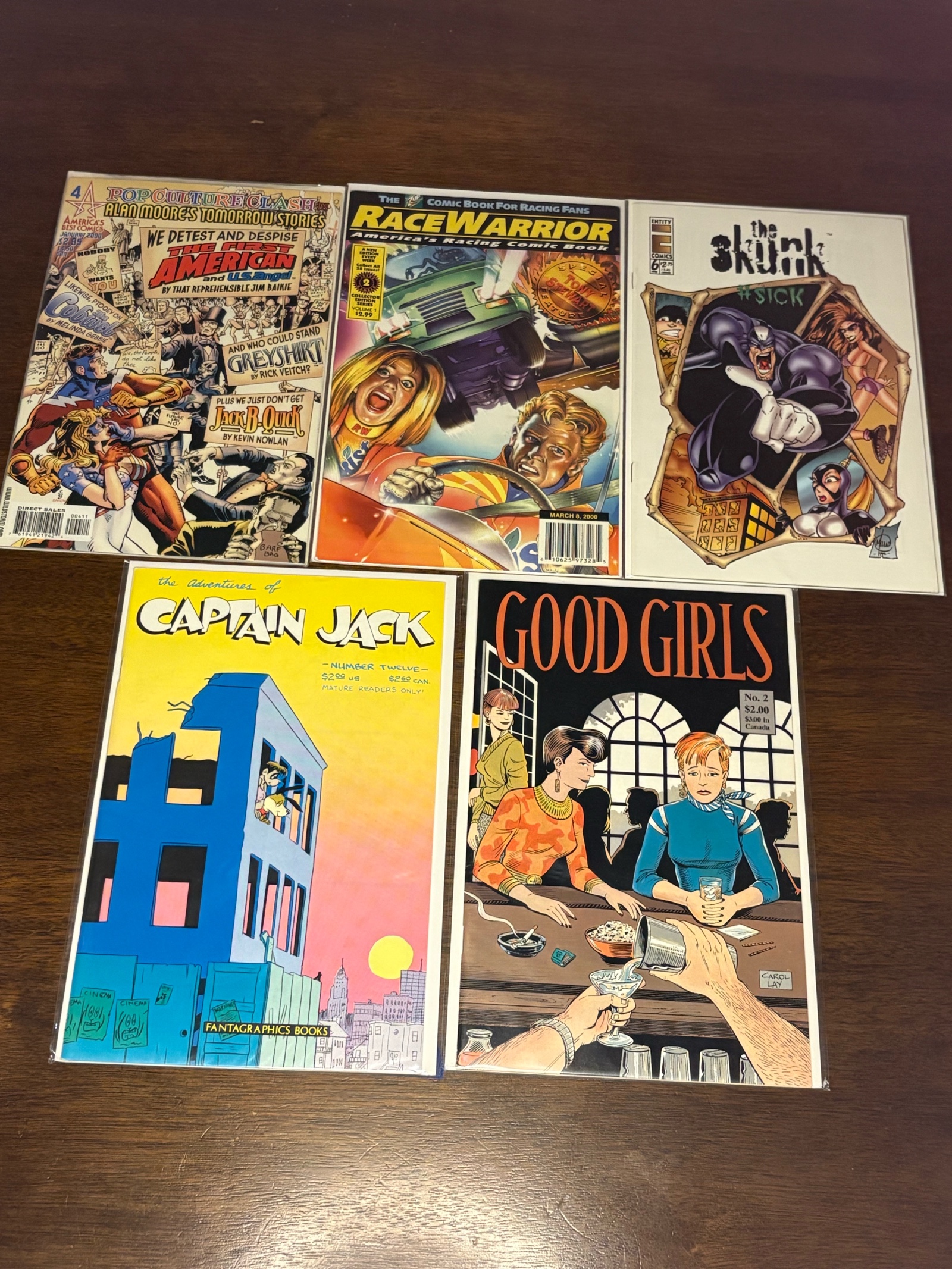 Comic Book Lot, Mix of Publishers, Heroes and Series, 5 Comic Book Lot