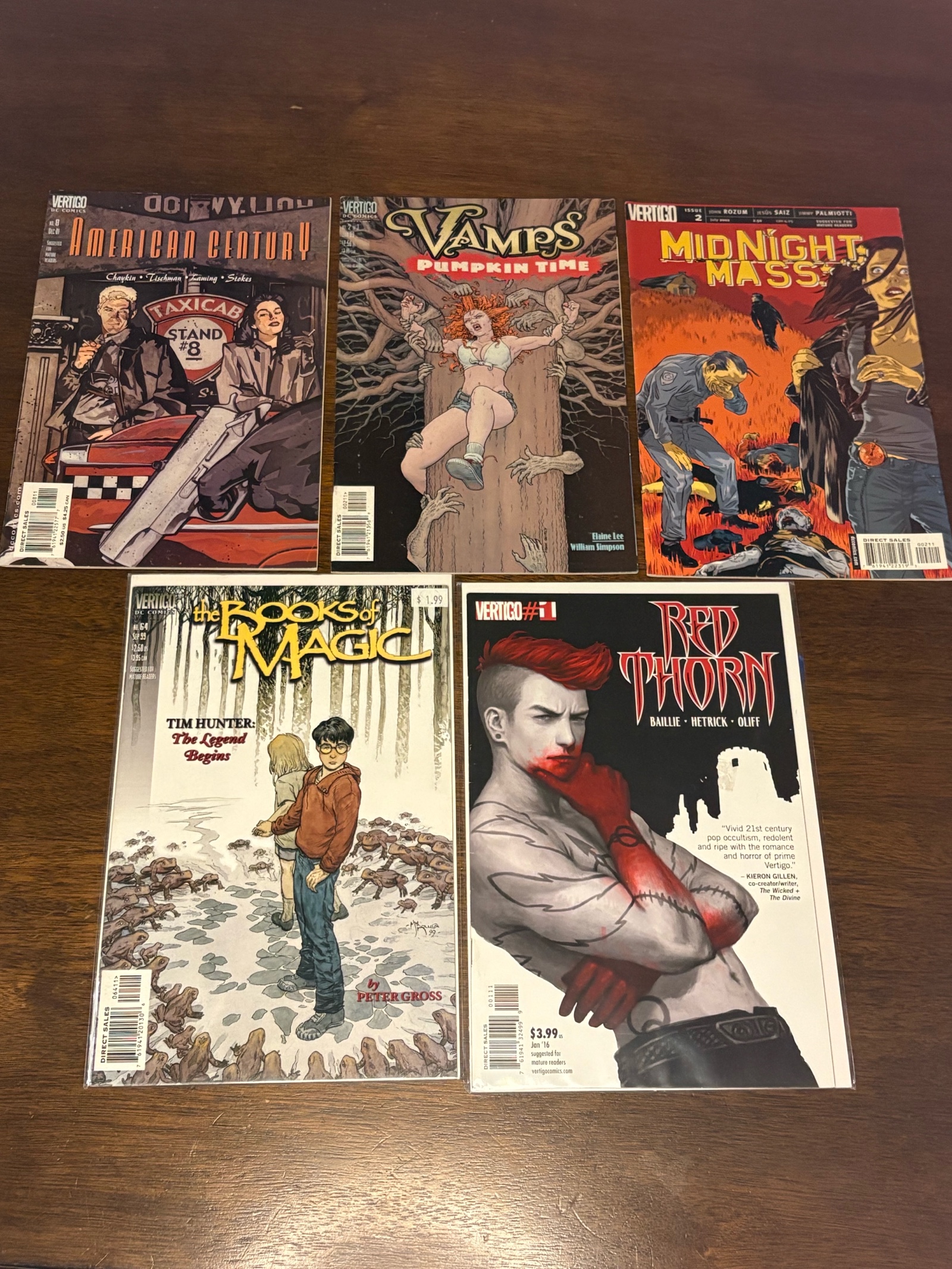 Comic Book Lot, Mix of Publishers, Heroes and Series, 5 Comic Book Lot