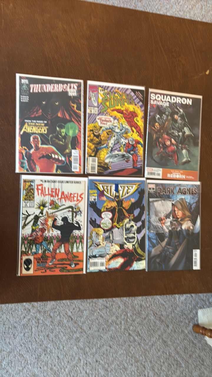 Marvel Comic Books Lot, 6 Different Comics