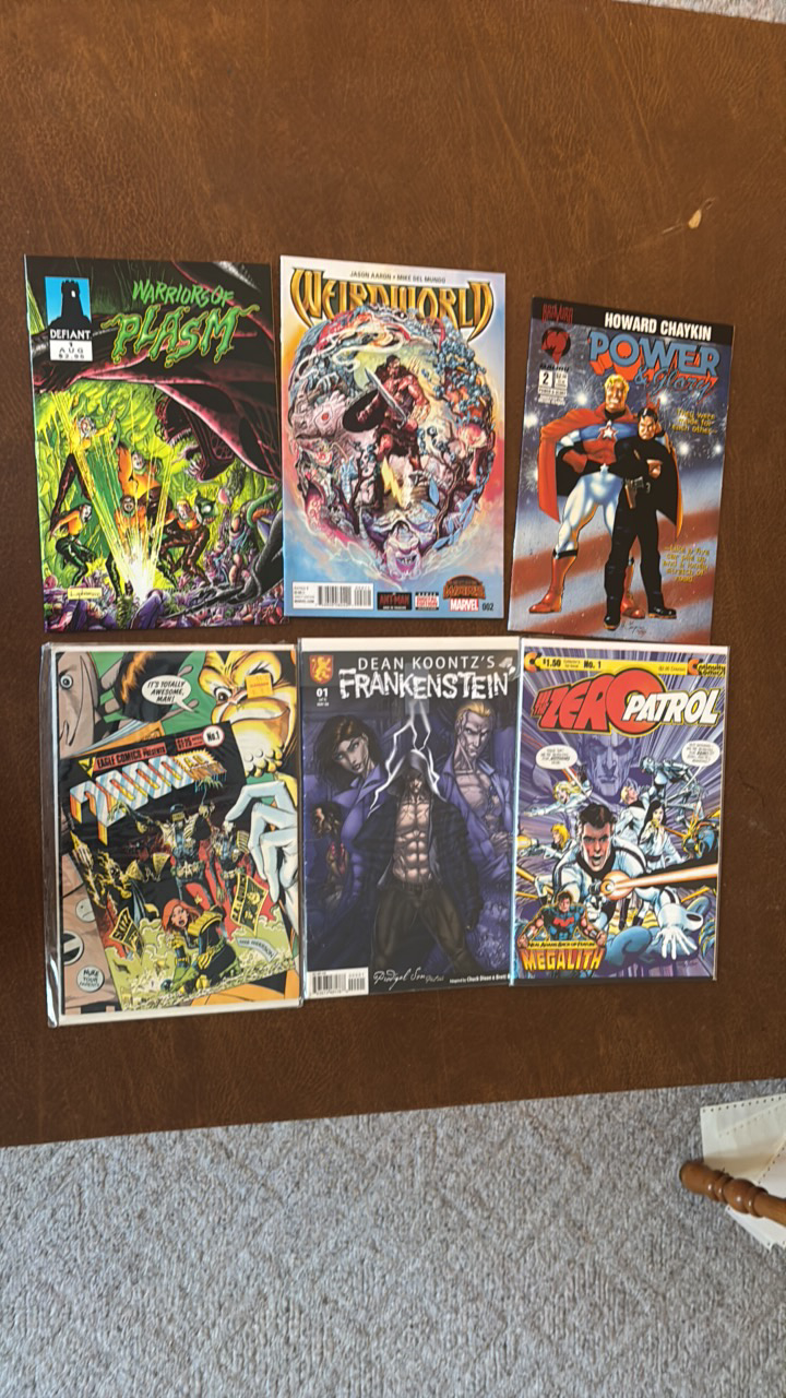 Comic Book Lot, 6 Comics Assortment of Brands and Heroes