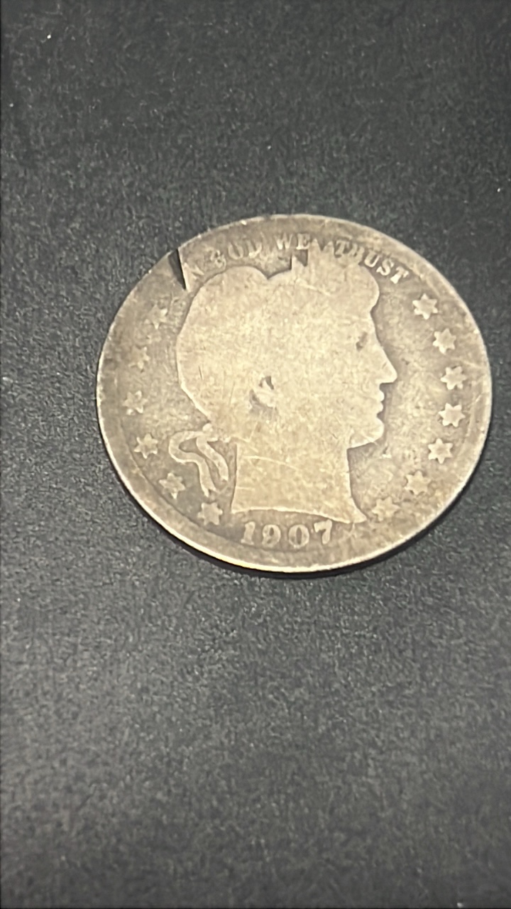 1907 s barber quarter