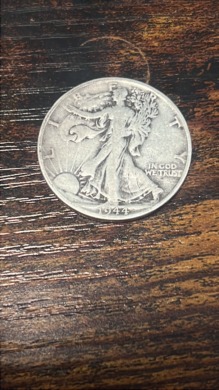 1944 s walking liberty half dollar