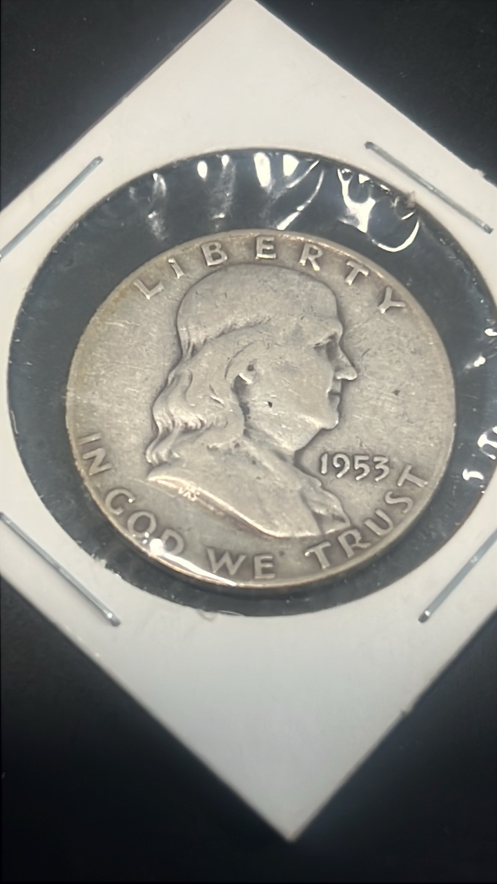 1953 d Benjamin Franklin  half dollar