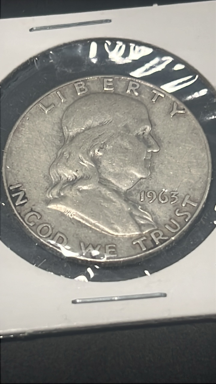 1963 d Benjamin Franklin half dollar