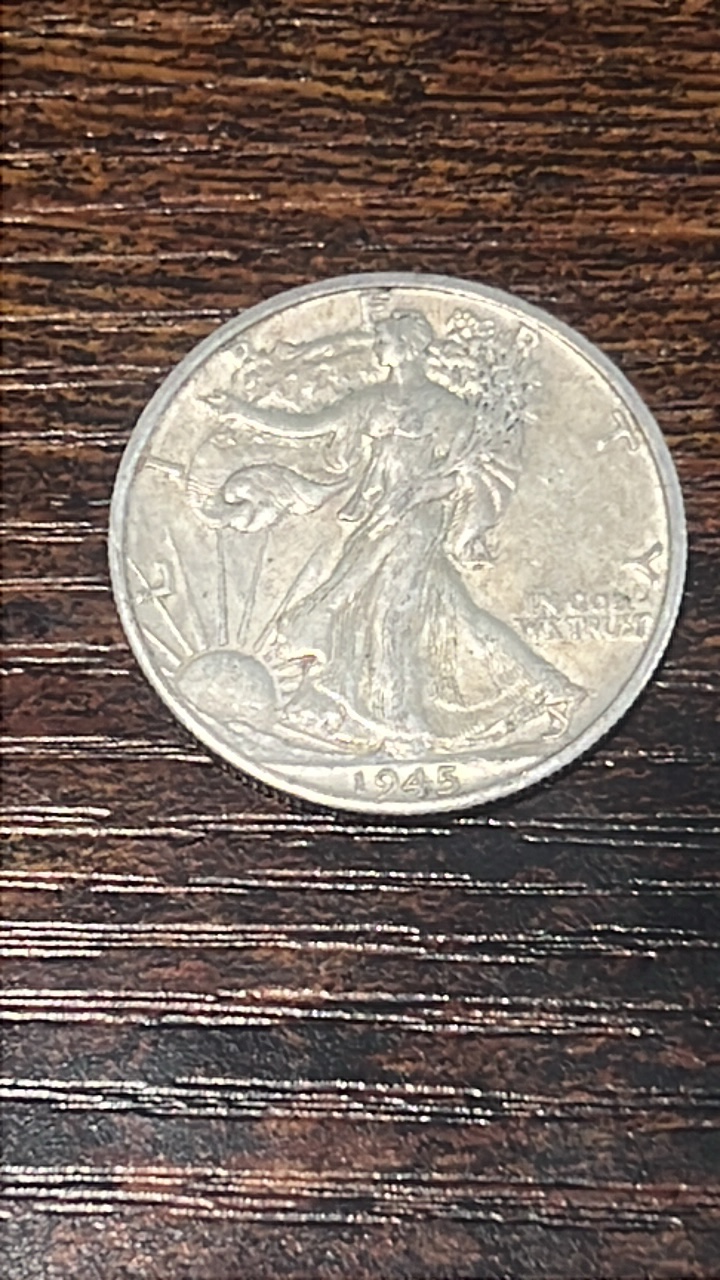 1945 d walking liberty half dollar