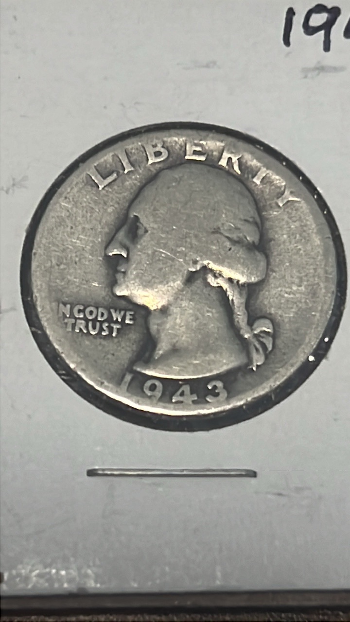 1943 Washington quarter