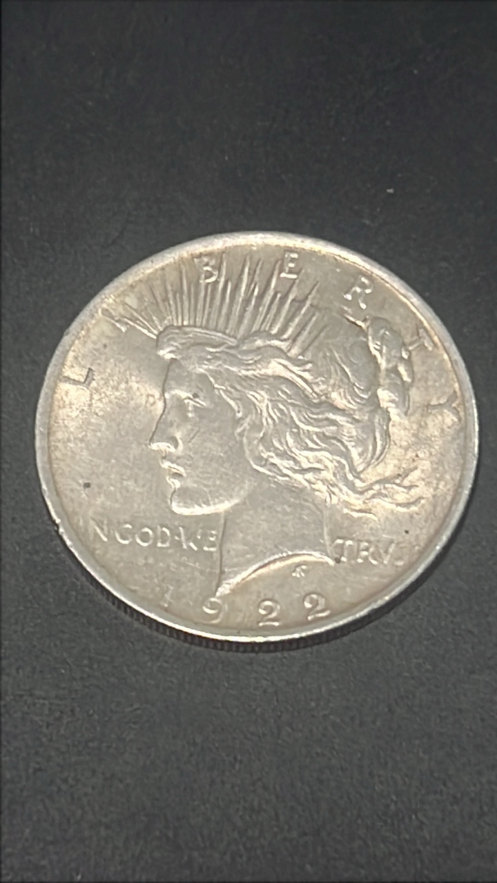 1922 p peace dollar