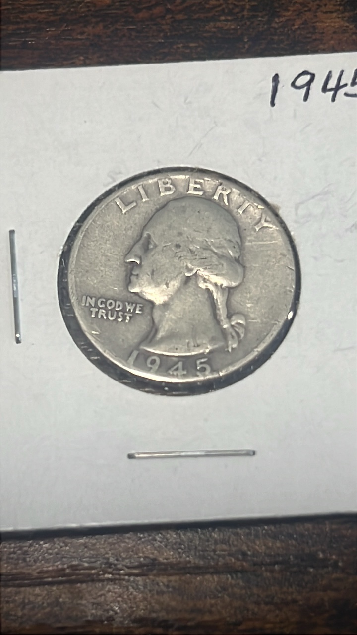 1945 Washington quarter