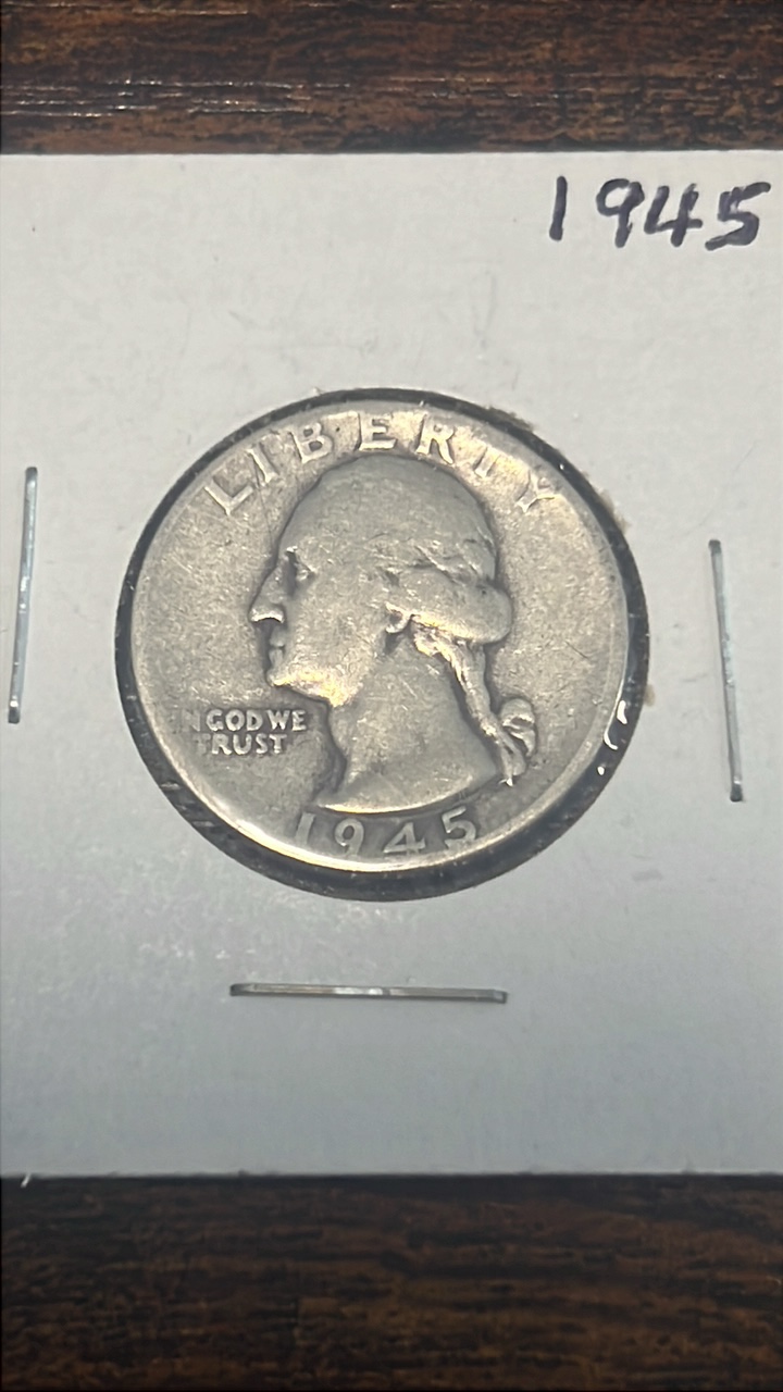 1945 Washington quarter