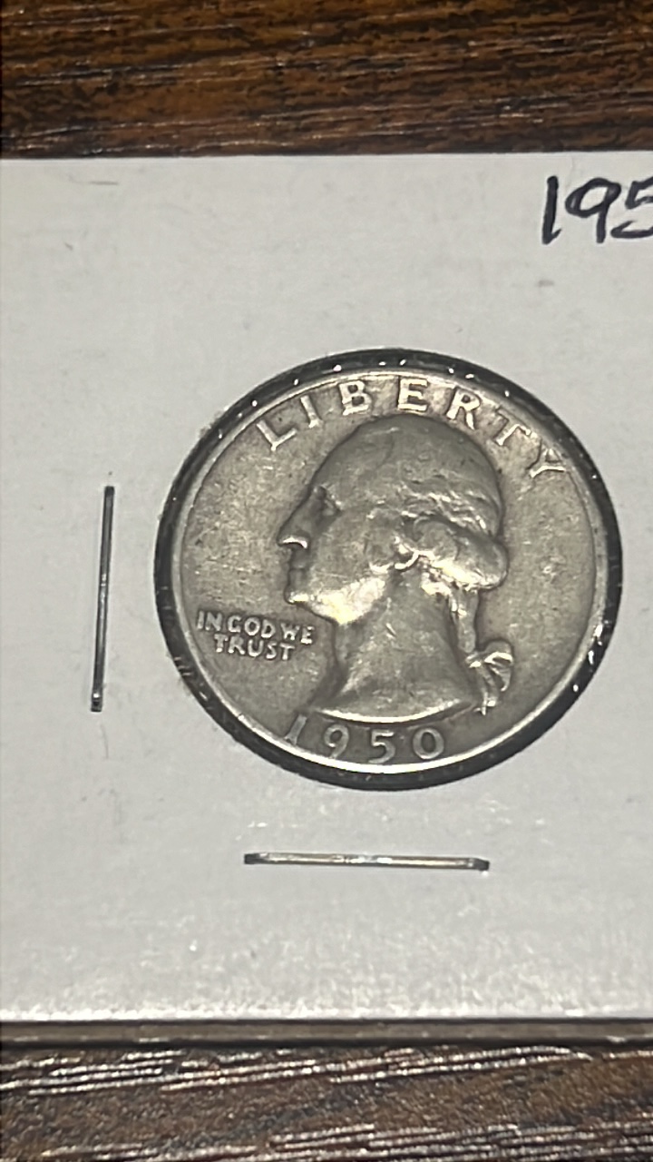 1950 Washington quarter