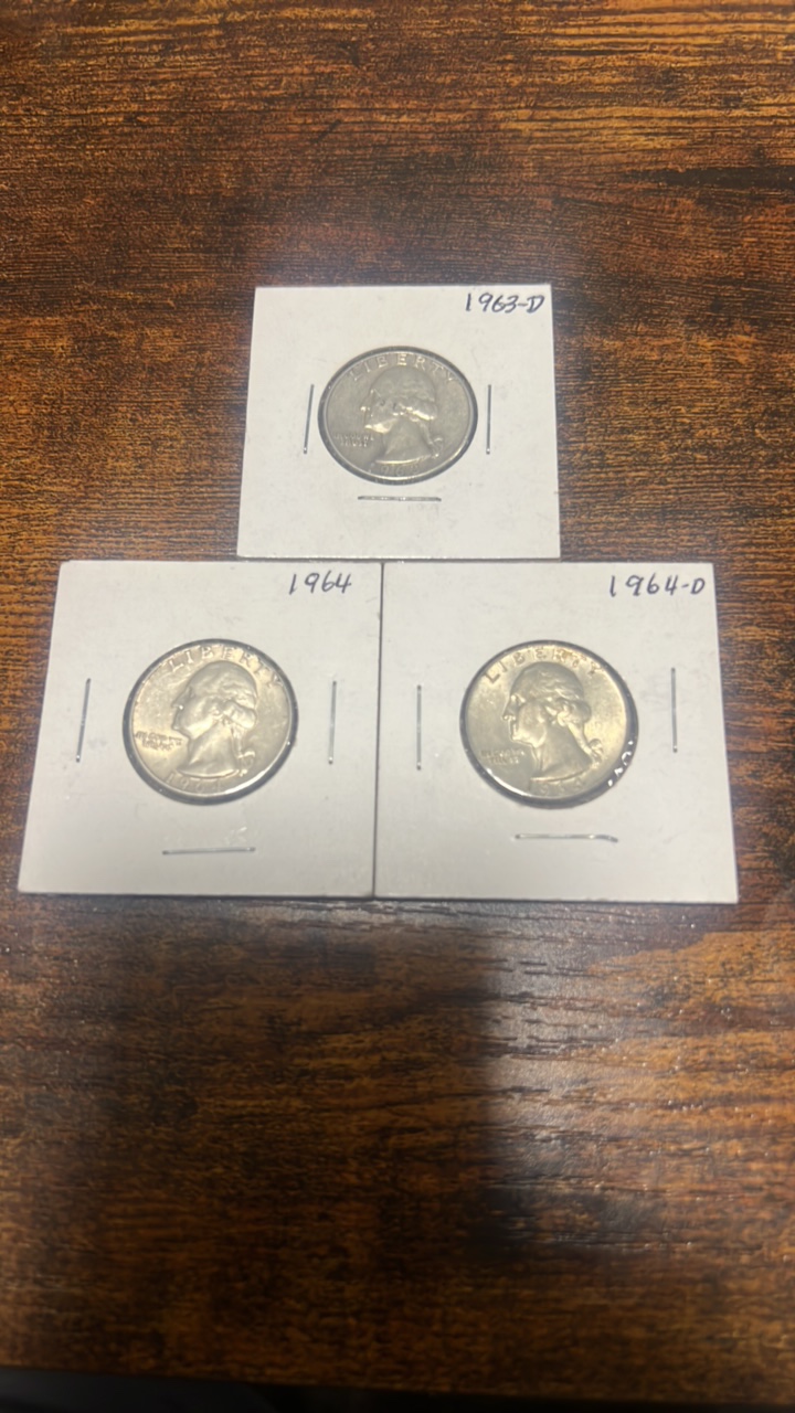 90% silver Washington quarters lot 3