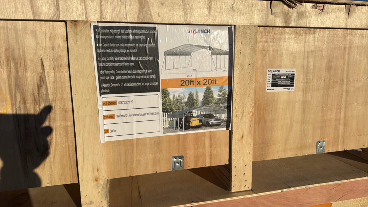 High-End CarportSDLANCH2025UnusedSDLC2020