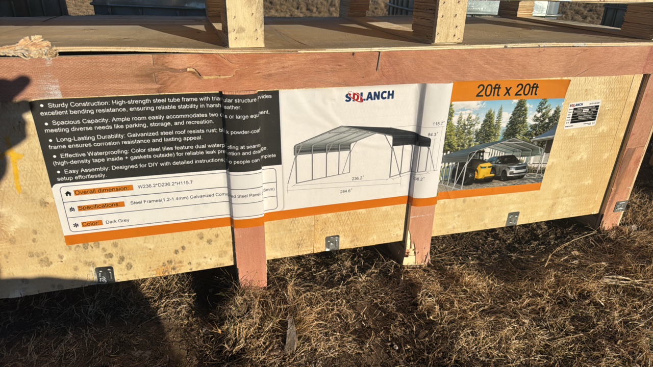 High-End CarportSDLANCH2025UnusedSDLC2021