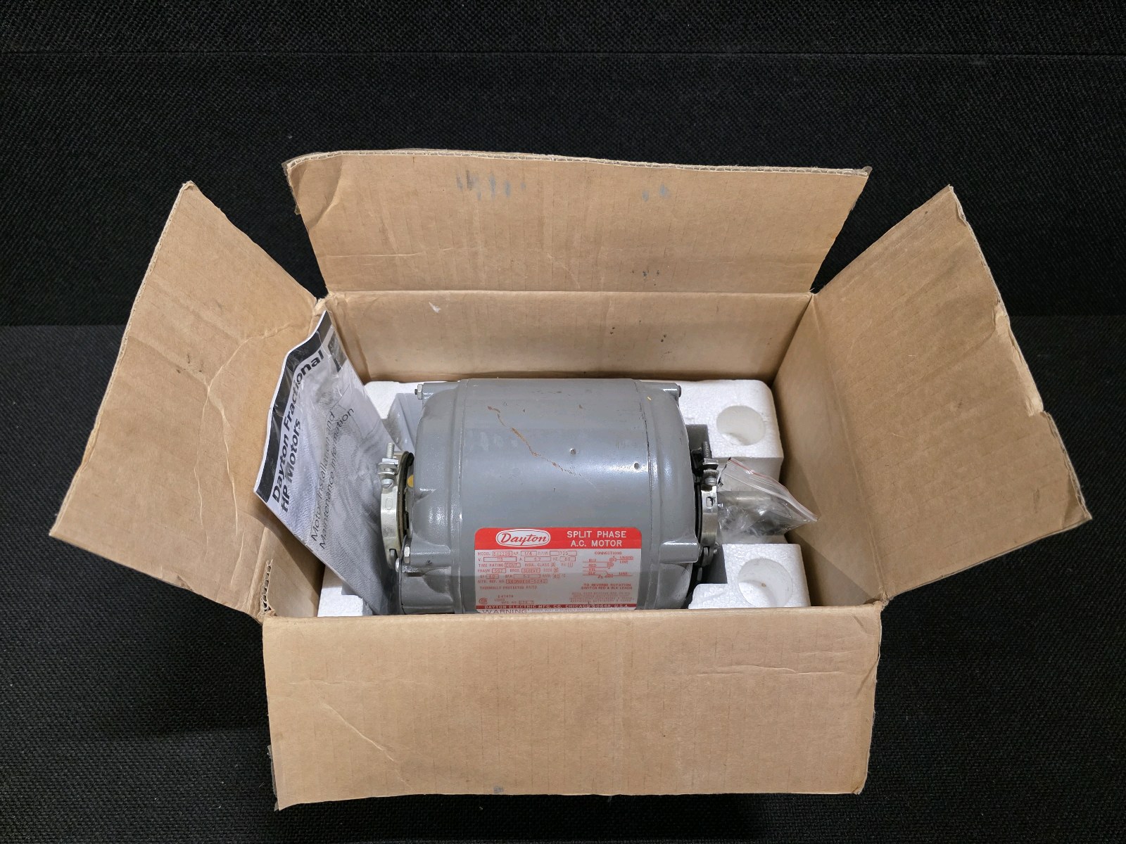 Brand New Dayton Split Phase A.C. Motor