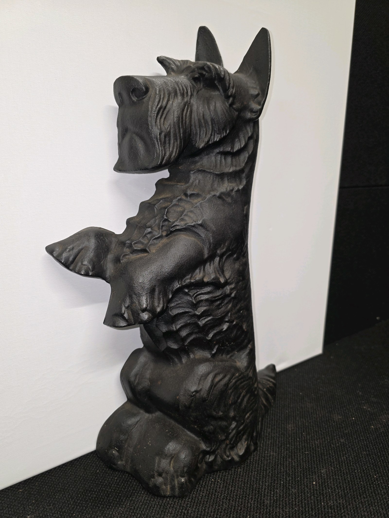 Mid-20th Century Cast Iron Scottie Dog Terrier Doorstop