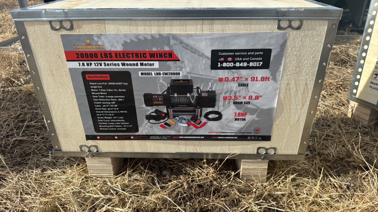 20000LBS ELECTRIC WINCHLandhonor2025UnusedLHR-EW20000