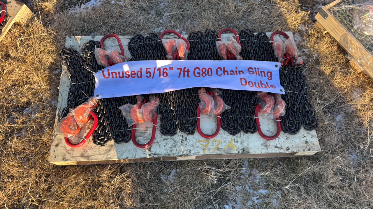 7 ft Double Legs Lifting Chain SlingLandhonor2025UnusedLHR-G80