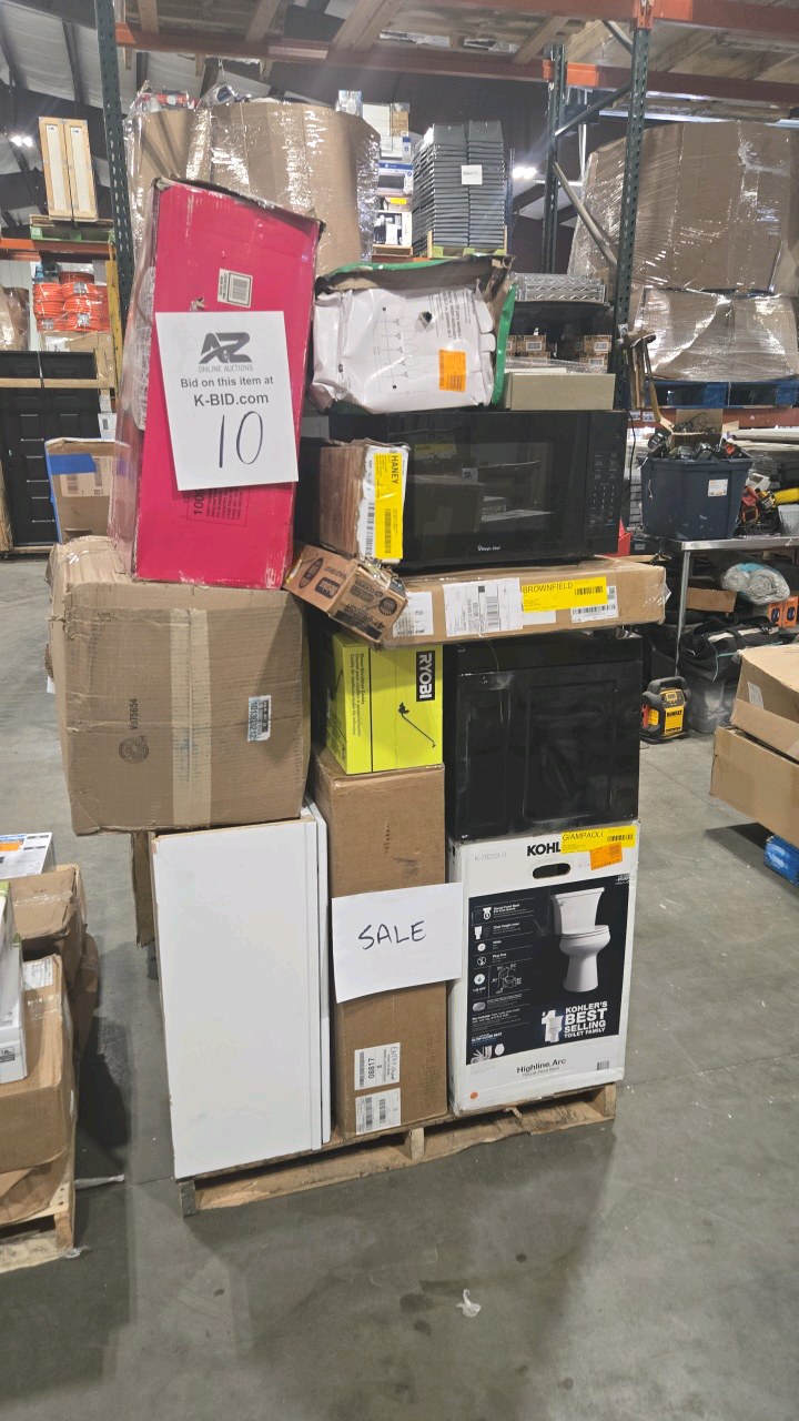 WHOLESALE PALLET LOT OF GENERAL MERCHANDISE
