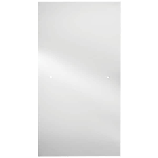 (2) Delta 27-38 in. x 63-18 in. x 14 in. (6mm) Frameless Pivoting Shower Door Glass Panel in Clear (For 30-33 in. Doors)