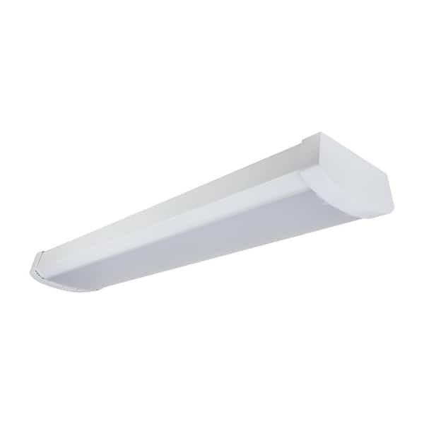 (14) Commercial Electric 1-Pack 48 in. 4000 Lumens Integrated LED White Wraparound Light 4000K Bright White