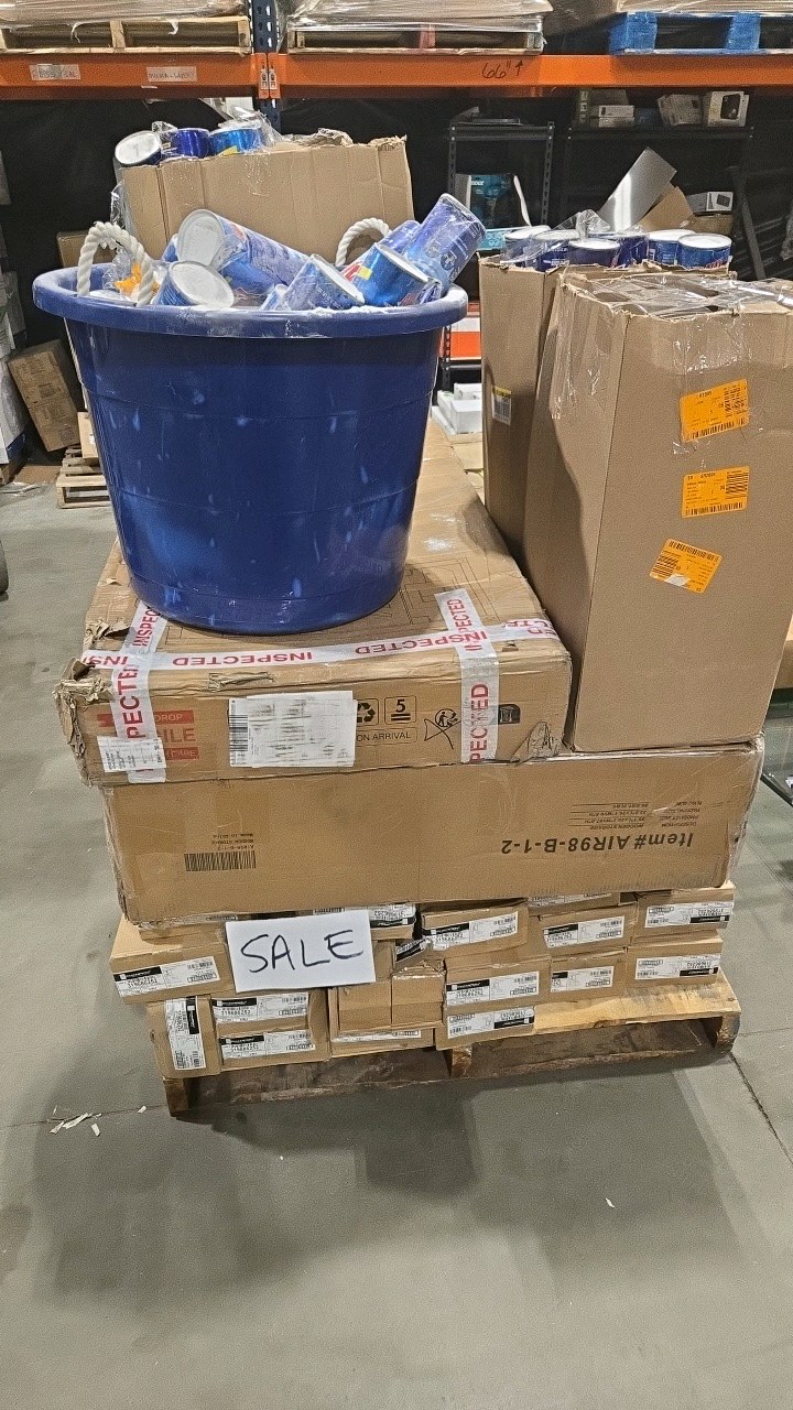 WHOLESALE PALLET LOT OF GENERAL MERCHANDISE