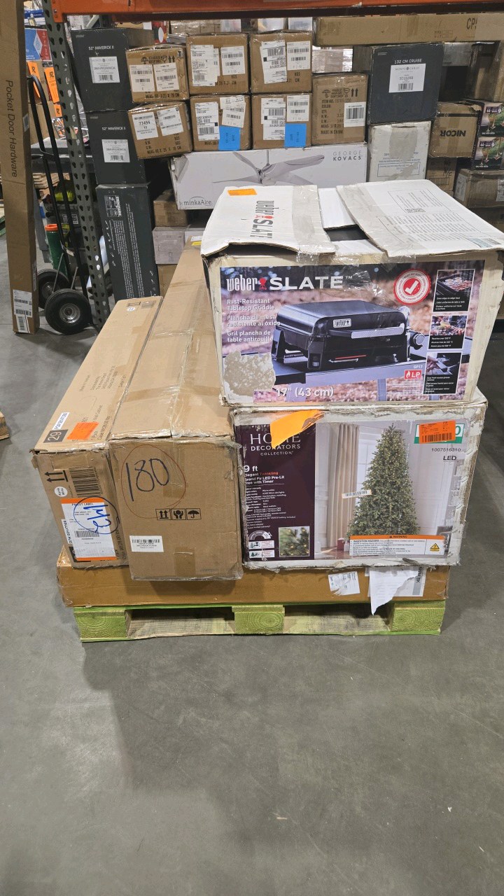 WHOLESALE PALLET LOT OF GENERAL MERCHANDISE