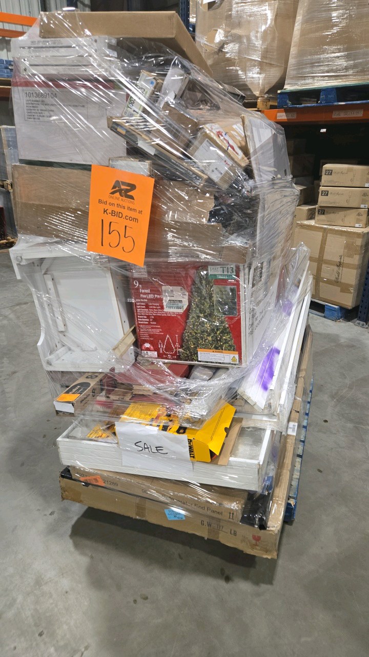 WHOLESALE PALLET LOT OF GENERAL MERCHANDISE