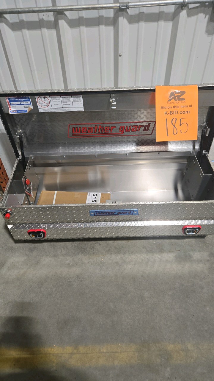 WEATHER GUARD 48.25 in. Aluminum Aluminum Chest Truck Tool Box